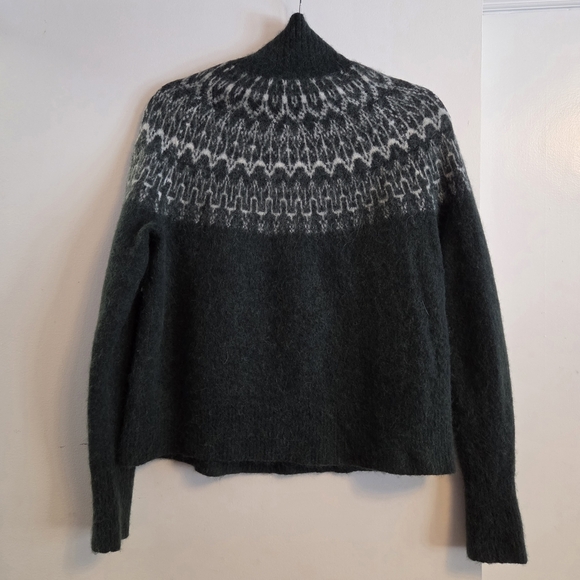 VINEYARD VINES Alpaca Fair Isle Turtleneck Sweater Small - Picture 5 of 9